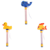 Maxbell 3Pcs Yellow Pool & Spas Thermometer Floating Water Temperature with Rope
