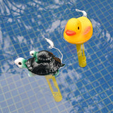 Maxbell 3Pcs Yellow Pool & Spas Thermometer Floating Water Temperature with Rope