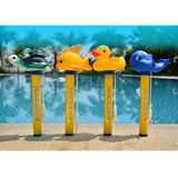 Maxbell 3Pcs Yellow Pool & Spas Thermometer Floating Water Temperature with Rope