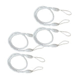 Maxbell 4 PCS  Rope Curtain Drape Tiebacks Tassel Living Room Bedroom White 1