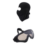 Maxbell Motorcycle Summer Riding Windproof Anti-Dust/UV Breathable Face Mask+Goggles