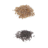 Maxbell 800 Piece Metallic Color Bead Head Push Pins Sewing Quilting Pins Black Gold