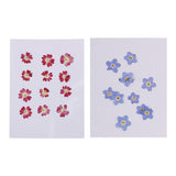 Maxbell 22 Pieces Forget-me-not Verbena Real Pressed Dried Flowers for Nail Art