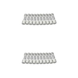 Maxbell 20 Pieces 1000VDC Fusible Safety Solar PV Explosion-proof Fuse 16A + 20A