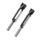 Maxbell 2 Pieces Dowel Tapered Snug Plug Cutters 13MM 1/2 Inch Shank 14mm + 10mm