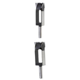 Maxbell 2 Pieces Tapered Snug Plug Cutters 13MM 1/2 Inch Shank 25mm + 30mm