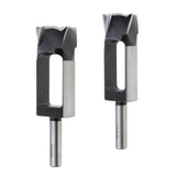 Maxbell 2 Pieces Tapered Snug Plug Cutters 13MM 1/2 Inch Shank 25mm + 30mm