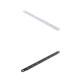 Maxbell 2pcs 12" Motorcycle Hanger Strap Universal Exhaust Muffler Drilled Bracket