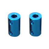 Maxbell 2Pcs Flexible Shaft Coupling Rigid Coupler Motor Connector 6.35-8mm + 6-6mm