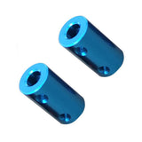 Maxbell 2Pcs Flexible Shaft Coupling Rigid Coupler Motor Connector 6.35-8mm + 6-6mm