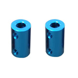 Maxbell 2Pcs Flexible Shaft Coupling Rigid Coupler Motor Connector 6.35-8mm + 6-6mm