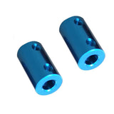 Maxbell 2Pcs Flexible Shaft Coupling Rigid Coupler Motor Connector 6.35-8mm + 6-6mm