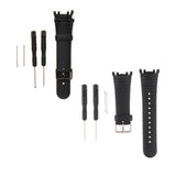 Maxbell 2 Pieces Silicone Rubber Wristwatch Bands for SUUNTO VECTOR Replacement