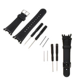 Maxbell 2 Pieces Silicone Rubber Wristwatch Bands for SUUNTO VECTOR Replacement