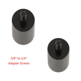 Maxbell 2 Pieces 5/8" Female to 1/4" Male Adapter Screws for Camera Microphone Stand