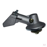 Maxbell 2Pcs Strimmer Gearbox Head Fits FS75 FS83 FS85 FS90 FS100 FS120 FS130 FS250