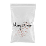 Maxbell 22 Pieces Metal Foldback Binder Clips School Office Paper Clips Rose gold