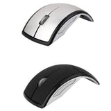 Maxbell 2Pcs 2.4 GHz Wireless Foldable Folding Arch Laptop Optical Mouse USB Mice