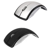 Maxbell 2Pcs 2.4 GHz Wireless Foldable Folding Arch Laptop Optical Mouse USB Mice