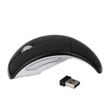 Maxbell 2Pcs 2.4 GHz Wireless Foldable Folding Arch Laptop Optical Mouse USB Mice