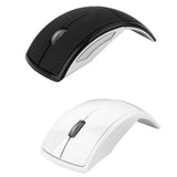 Maxbell 2Pcs 2.4 GHz Wireless Foldable Folding Arch Optical Mouse USB Mice for PC