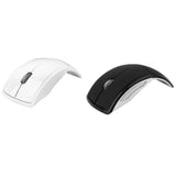 Maxbell 2Pcs 2.4 GHz Wireless Foldable Folding Arch Optical Mouse USB Mice for PC