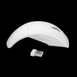 Maxbell 2Pcs 2.4 GHz Wireless Foldable Folding Arch Optical Mouse USB Mice for PC