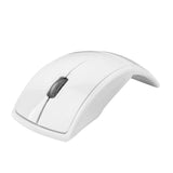 Maxbell 2Pcs 2.4 GHz Wireless Foldable Folding Arch Optical Mouse USB Mice for PC