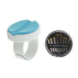 Maxbell Wrist Magnetic Pin Holder and 1 Set Assorted Hand Sewing Needles for Craft