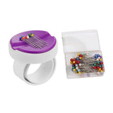 Maxbell Wrist Magnetic Pin Holder & Colorful Pearl Head Sewing Pins for Dressmaker