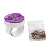Maxbell Wrist Magnetic Pin Holder & Colorful Pearl Head Sewing Pins for Dressmaker