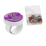 Maxbell Wrist Magnetic Pin Holder & Colorful Pearl Head Sewing Pins for Dressmaker