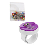 Maxbell Wrist Magnetic Pin Holder & Colorful Pearl Head Sewing Pins for Dressmaker
