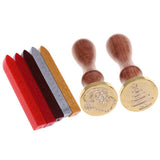 Maxbell Vintage Sealing Wax Seal Stamp Christmas Tree Santa Claus for Invitation DIY