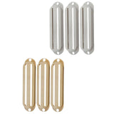 Maxbell 2 Sets Plastic Dual Hot Rail Humbucker Pickup Covers for Electric Guitar
