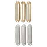 Maxbell 2 Sets Plastic Dual Hot Rail Humbucker Pickup Covers for Electric Guitar