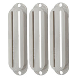 Maxbell 2 Sets Plastic Dual Hot Rail Humbucker Pickup Covers for Electric Guitar