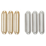 Maxbell 2 Sets Plastic Dual Hot Rail Humbucker Pickup Covers for Electric Guitar