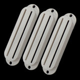 Maxbell 2 Sets Plastic Dual Hot Rail Humbucker Pickup Covers for Electric Guitar