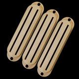 Maxbell 2 Sets Plastic Dual Hot Rail Humbucker Pickup Covers for Electric Guitar