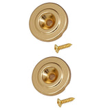 Maxbell 2 Pcs Bass String Tree String Retainer +1/4" Jack Plug Socket for TL Guitar