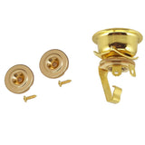 Maxbell 2 Pcs Bass String Tree String Retainer +1/4" Jack Plug Socket for TL Guitar