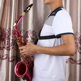 Maxbell Sax Harness Shoulder Strap+ Alto Saxophone Mouthpiece Cover w/PU Ligature
