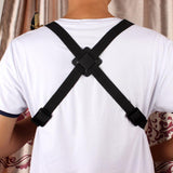 Maxbell Sax Harness Shoulder Strap+ Alto Saxophone Mouthpiece Cover w/PU Ligature