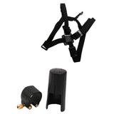 Maxbell Sax Harness Shoulder Strap+ Alto Saxophone Mouthpiece Cover w/PU Ligature