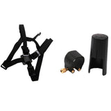 Maxbell Sax Harness Shoulder Strap+ Alto Saxophone Mouthpiece Cover w/PU Ligature