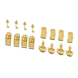Maxbell 8 Set Dolls House Miniature Door Lock w.Keys & Knocker Mail Slot Letter Box