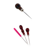 Maxbell 4Pcs/lot Leather Craft Awl Sewing Punching Hole Pin Stitching Tool