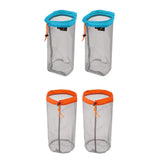 Maxbell 4 Pieces Ultra-light Mesh Stuff Sack Storage Bag for Travel Camping M + S