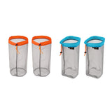 Maxbell 4 Pieces Ultra-light Mesh Stuff Sack Storage Bag for Travel Camping M + S